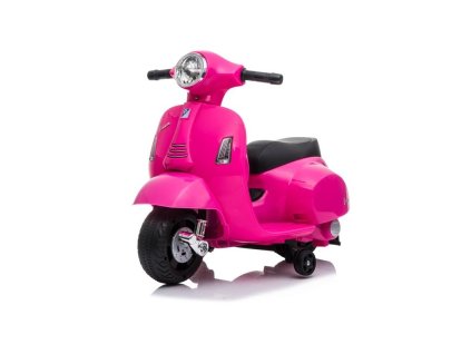Dětský elektrický skútr Vespa 300 Mini růžový1