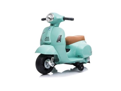 Dětský elektrický skútr Vespa 300 Mini tyrkysový01