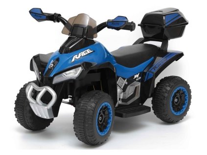 dětská elektrická čtyřkolka race modrá (4)