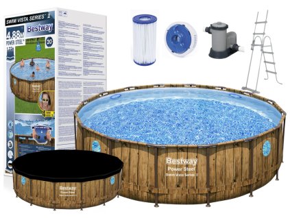 Басейн Bestway Rattan Swim Vista 488 x 122 см 56725