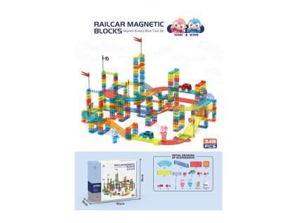 Magnetické kostky 348 dílů3