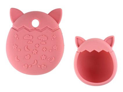 Силиконов калъф за Тамагочи светло розов