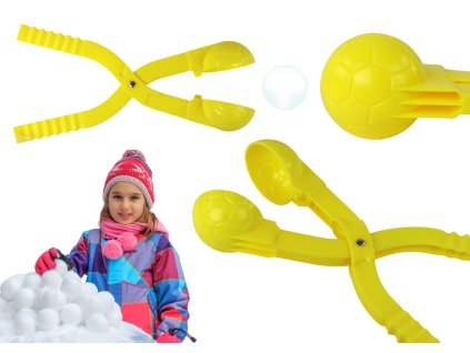 Формичка за снежни топки модел топка жълта