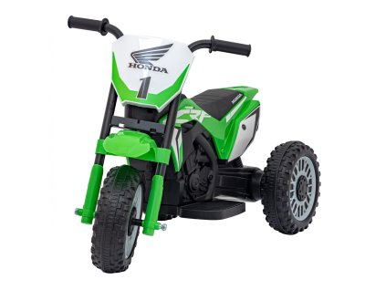 Dětská elektrická motorka Cross Honda CRF 450R zelená01
