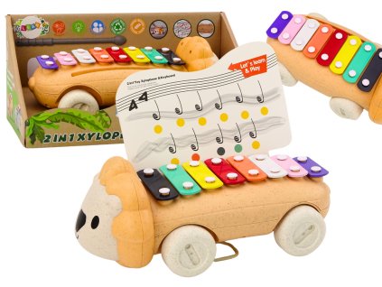 Dětský cimbál na kolečkách lev1