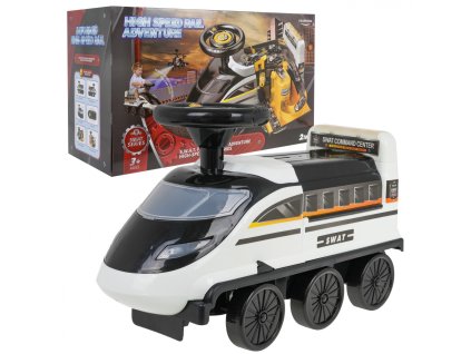 Interaktivní odrážedlo 2v1 lokomotiva bílá01