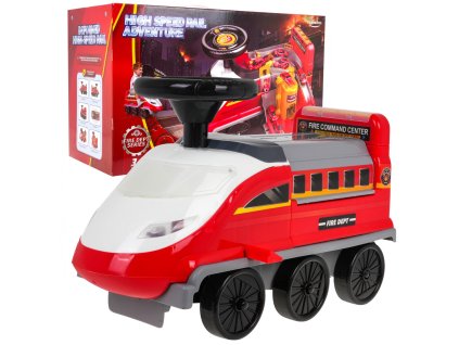 Interaktivní odrážedlo 2v1 lokomotiva červená01