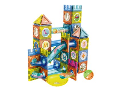 Magnetická stavebnice v boxu 132 dílků2