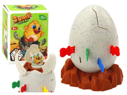 Интерактивна игра Изскачащо пиле яйце и пръчки