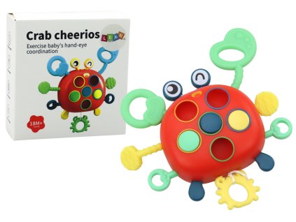 Интерактивна образователна сензорна играчка Рак за бебета играчка за дъвчене