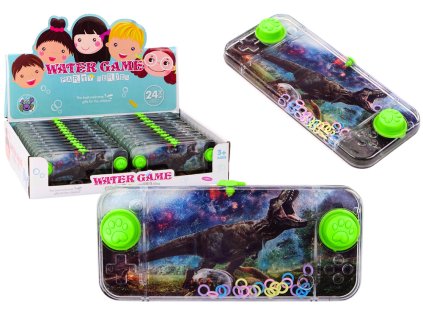 Водна игра с динозавър T-Rex зелена конзола