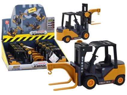 Вишка с регулируем кука, фрикционен задвижване, жълт