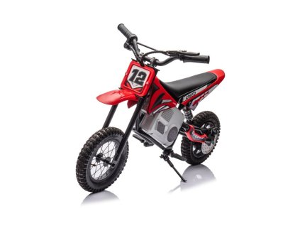 Dětská elektrická motorka Cross 350W 36V červená02