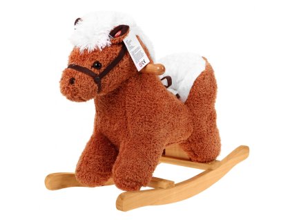 Houpací kůň pro nejmenší se zvukovými efekty hnědý1
