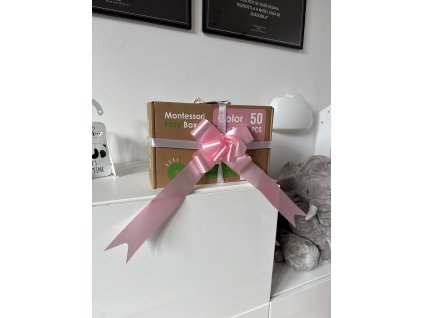 Панделка за акумулаторна кола за деца светло розова