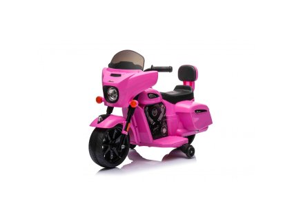 Dětská elektrická motorka Chopper INDIAN růžová01