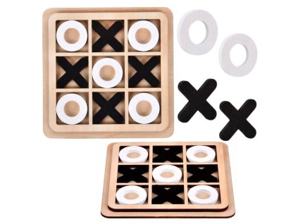pol pl Gra W Kolko i Krzyzyk Strategiczna Logiczna Drewniana 20564 1