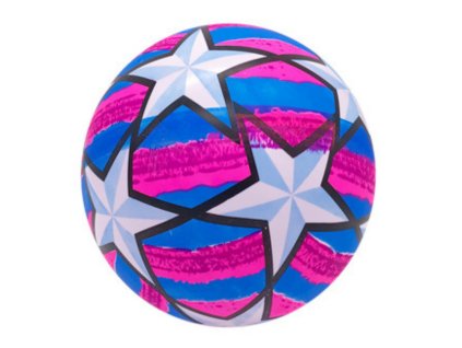 Гумена топка със звезди 24 см синя