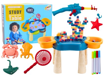 Образователна многофункционална маса 4в1