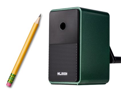 Острилка за бюро със зелен контейнер