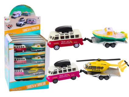 Тераинна кола с лодка или хеликоптер метален