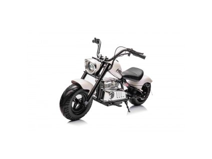 Dětská elektrická motorka Chopper Warrior 36V bílá1
