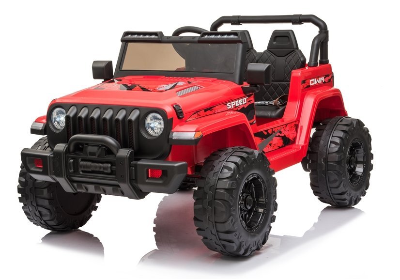 Детска акумулаторна кола Jeep Speed червена