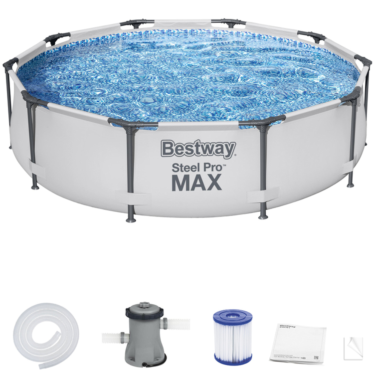 Басейн Bestway Steel Pro 305x76cm 8в1