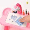 224472 2 projektor na kresleni s prislusenstvim ruzovy