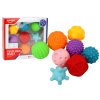 Комплект сензорни топки с различна текстура 8 броя цветни