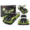 Конструктор Pagani Huayra BC с дистанционно управление 1:8 Rastar зелен цвят