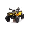 Dětská elektrická čtyřkolka Can Am Outlander ATV 4x200W žlutá01