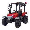 Dětský elektrický traktor BLAST s přívěsem 2x200W červený04