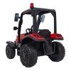 Dětský elektrický traktor BLAST s přívěsem 2x200W červený07
