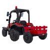 Dětský elektrický traktor BLAST s přívěsem 2x200W červený08