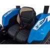 Dětský elektrický traktor BLAST s přívěsem 2x200W modrý19