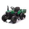 Dětský elektrický traktor s vlečkou Forest 24V 2x200W zelený (4)