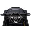 Акумулаторна кола OFFROAD черно 12V Висок шаси, широко седалка, окачени мостове, 2,4 GHz дистанционно управление LED светлини