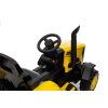 Детски акумулаторен трактор с ремарке 12V 7Ah жълт