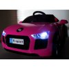 elektricke auticko cabrio b4 s kozenym sedadlem růžové03