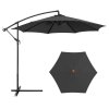 pol pl Parasol Ogrodowy Boczny Z Regulacja Pochylu Pokrowiec 350 x 250cm Antracyt 27990 2