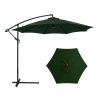 pol pl Parasol Ogrodowy Boczny Z Regulacja Pochylu Pokrowiec 350 x 250cm Zielony 27989 2