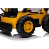 Детски електрически багер CAR-26B жълт | 4x4 | RC 2.4Ghz | ЕКО кожа | 12V10Ah