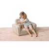 Dětské rozkládací pěnové křeslo LUMI TEDDY (Barva Light Beige)