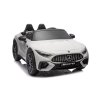 Електрическа кола Mercedes AMG SL63 4x200W 24V бяла EVA, ECO кожа