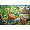 pol pl Puzzle 60 Wedrowka dinozaurow Trefl 17319 25860 2