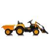 Dětský elektrický traktor s pohyblivou radlicí žlutý06