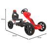 4227 1 detska slapaci motokara grand ride cervena