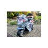 Dětská elektrická motorka stříbrná04