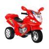 Dětská elektrická motorka skútr červený (3)